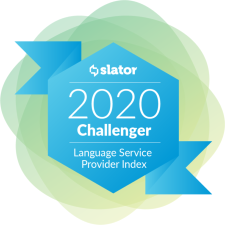 Slator 2020 LSPI [원스탑아시아] 번역부문 랭킹 진입